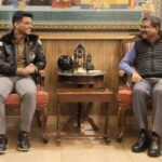 union-minister-dharmendra-pradhan-met-indian-astronaut-shubhanshu-shukla-in-new-delhi